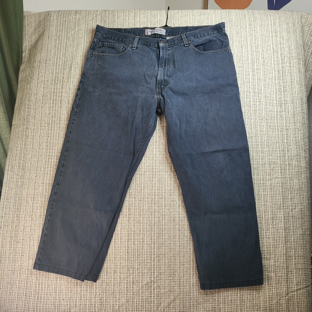 Levis jeans 529 low rise mens 33x32 dark blue Vintage Y2K